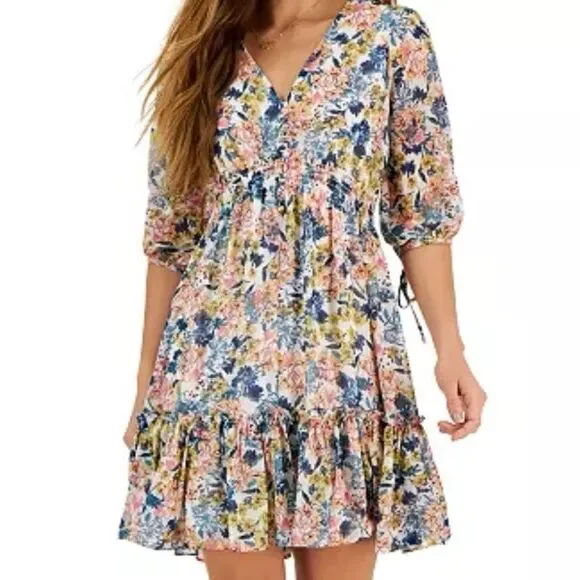 Taylor | Dresses | Taylor Ruffle Printed Floral Chiffon Smocked Waist Fit Flare Dress 6 | Poshmark Taylor | Dresses | Taylor Ruffle Printed Floral Chiffon Smocked Waist Fit Flare Dress 6 | Poshmark